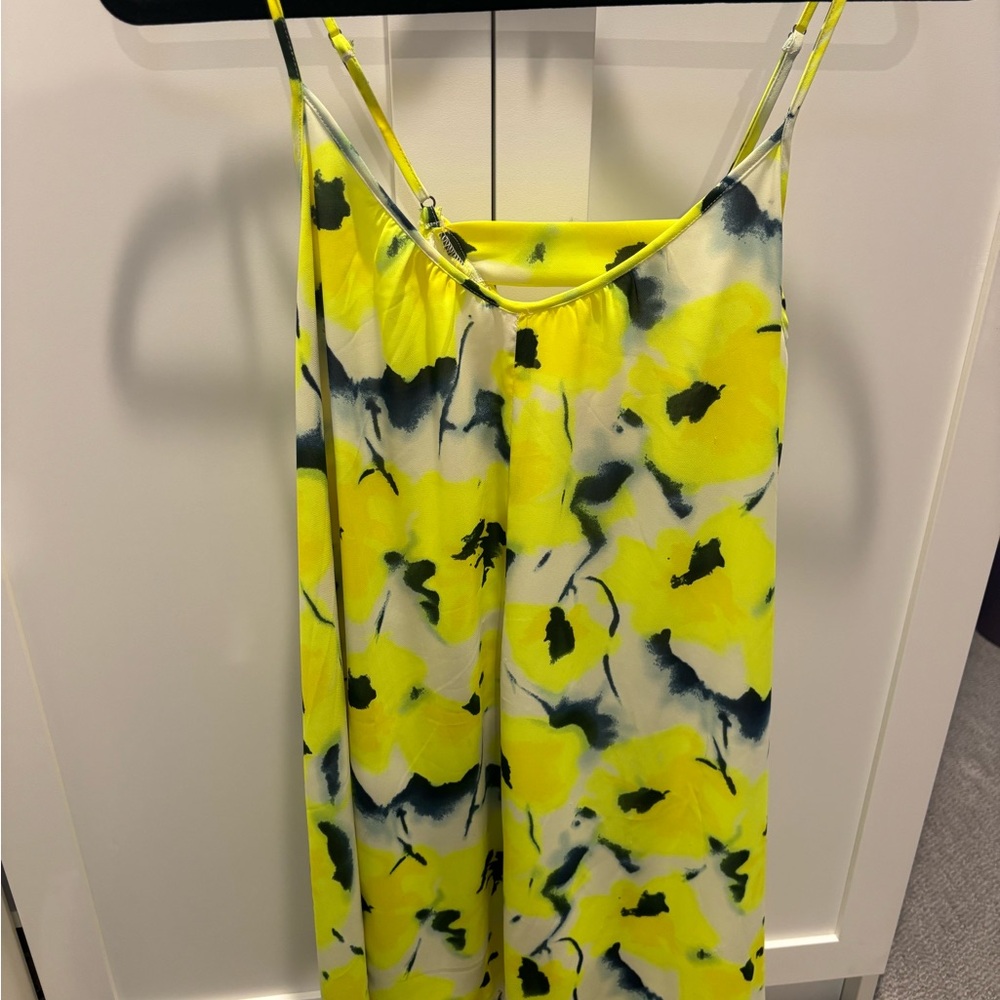 Yellow Floral Dress